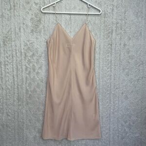 PARTOW Women's Slip Dress 100% PL Made in USA from Imported Italian Fabric